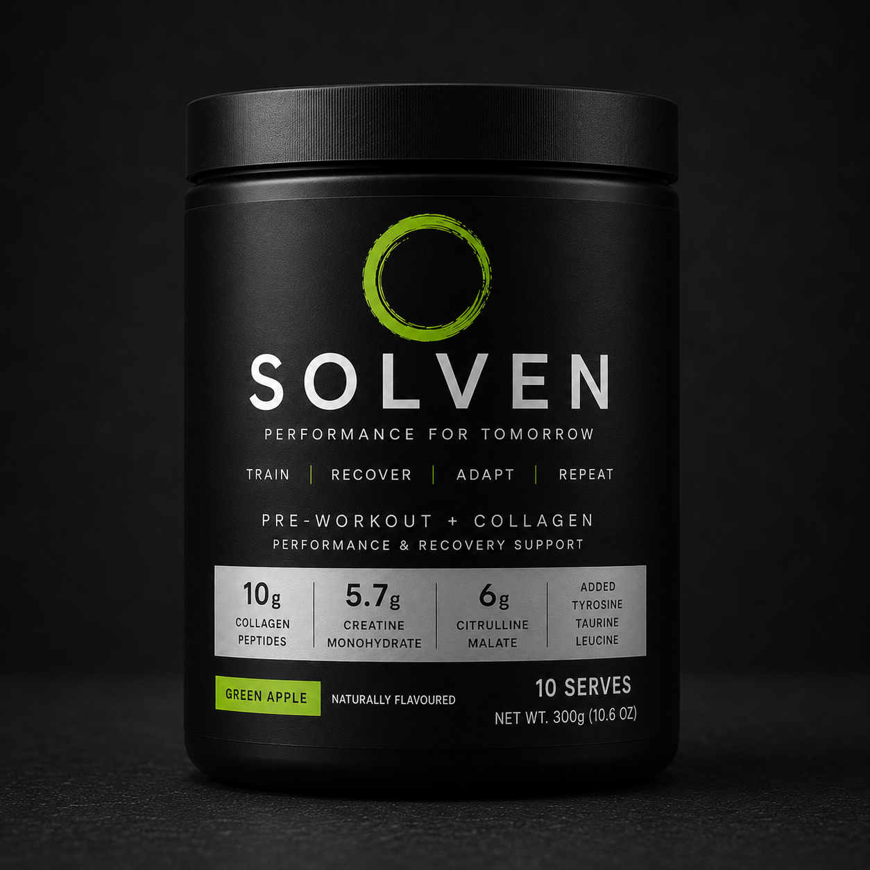 Solven Performance + Recovery Formula | Green Apple